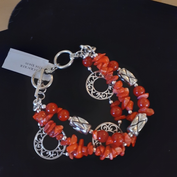 1/2 Price Marked Vintage Premeir Designs Bracelet Firecraker 1980's - Picture 3 of 16